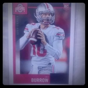 Joe burrow rookie score card